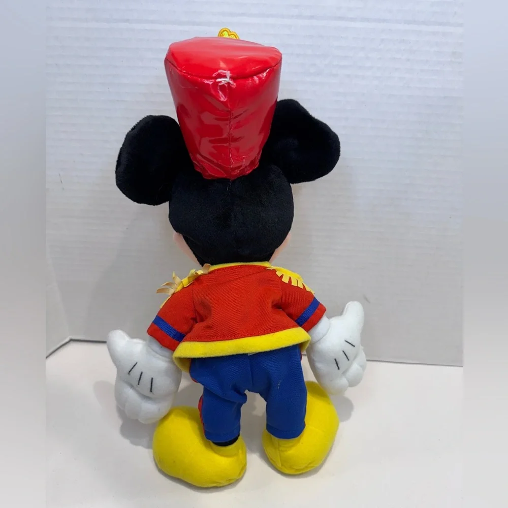 VTG‎ Disney Mickey Mouse Drum Major Free Standing Plush Toy